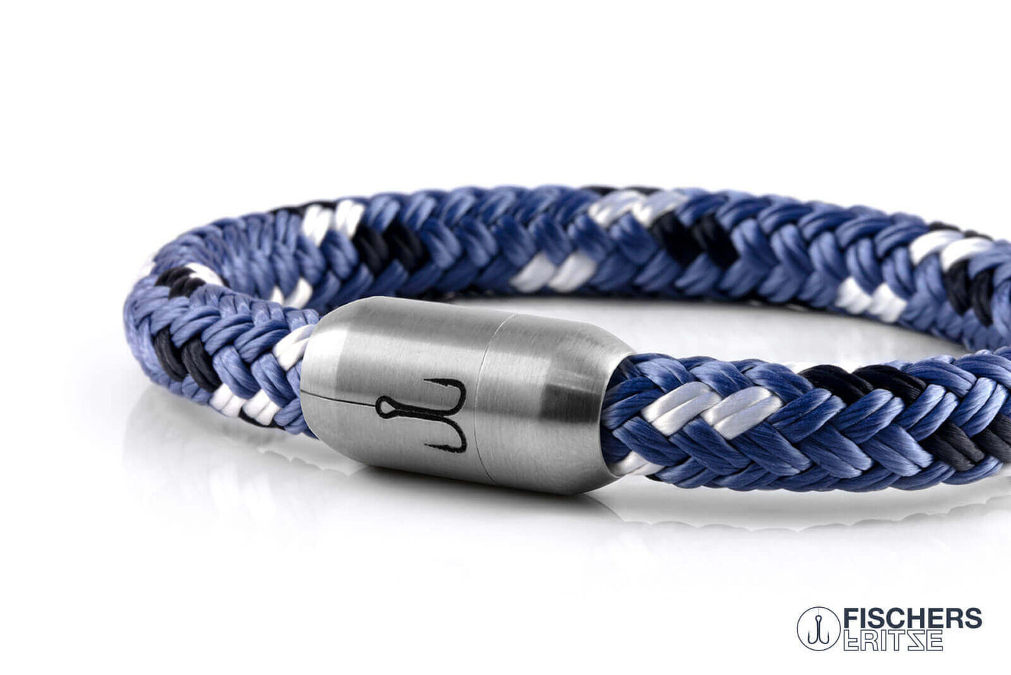 Mackerel erwin - pastel blue navy blue white