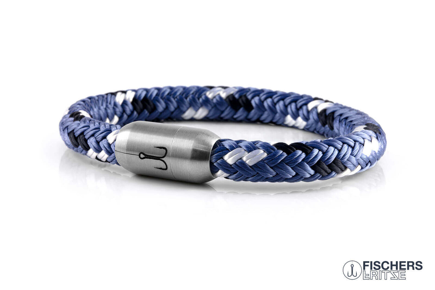 Mackerel erwin - pastel blue navy blue white