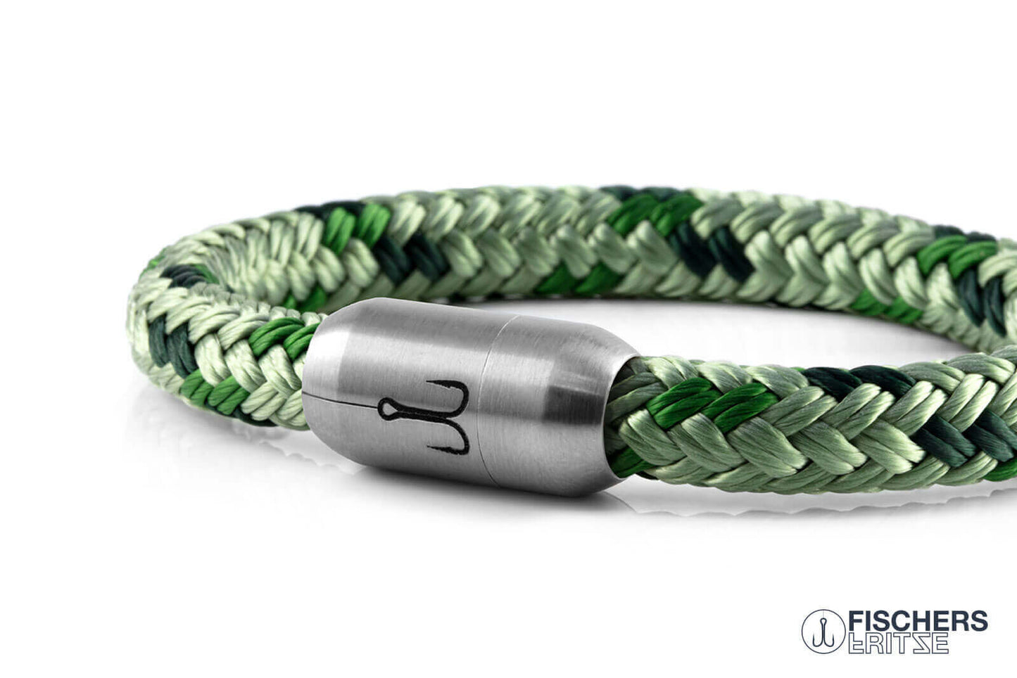 Mackerel bjarne - pastel green grass green dark green