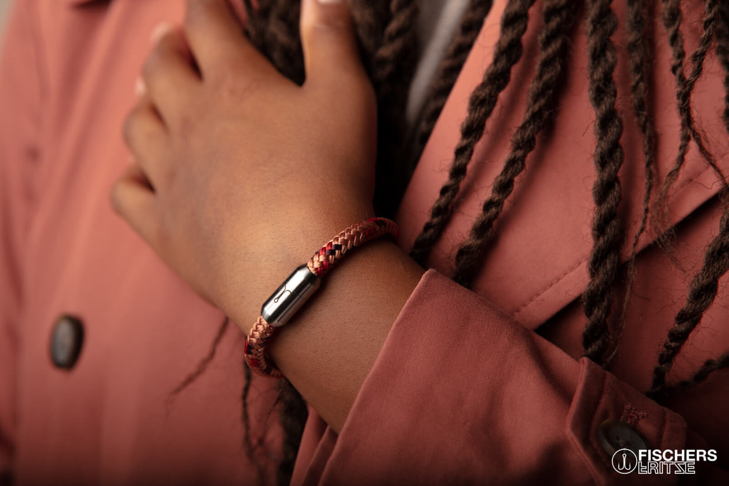Crab hannah - pastel red coral dark red