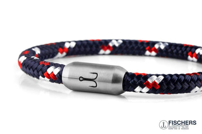 Crab olivia - navy blue red white