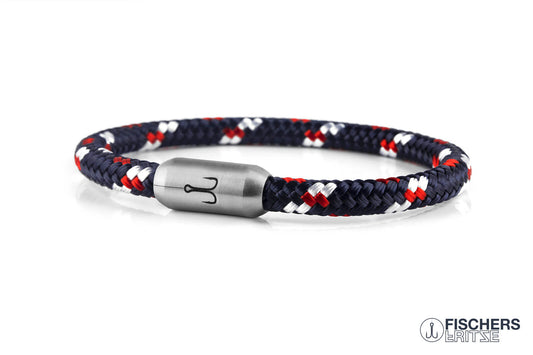 Crab olivia - navy blue red white