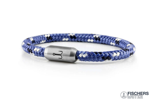 Crab erna - pastel blue navy blue white