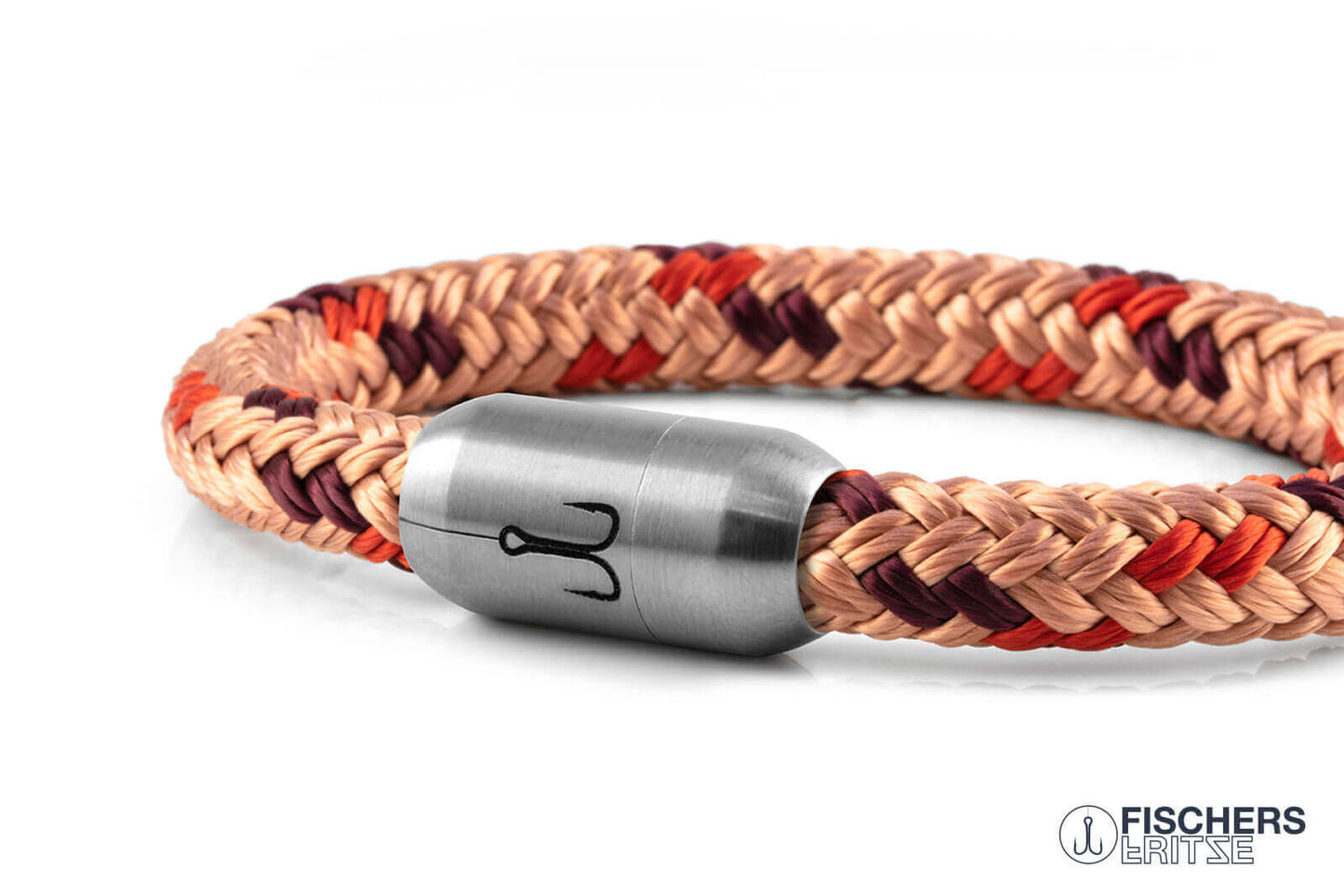 Mackerel hannes - pastel red coral dark red