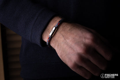 Crab edith - gray red navy blue